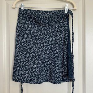 Brandy Melville Floral Wrap Skirt